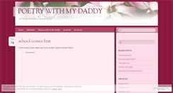 Desktop Screenshot of poetrywithmydaddy.wordpress.com
