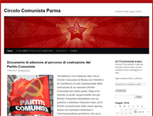 Tablet Screenshot of circolocomunistaparma.wordpress.com
