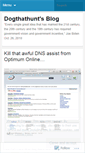 Mobile Screenshot of dogthathunts.wordpress.com