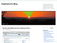 Tablet Screenshot of dogthathunts.wordpress.com