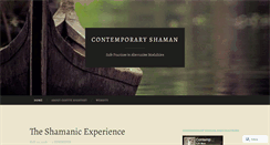 Desktop Screenshot of contemporaryshaman.wordpress.com
