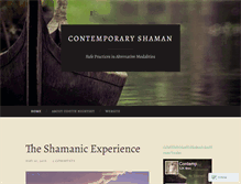 Tablet Screenshot of contemporaryshaman.wordpress.com