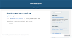 Desktop Screenshot of documentacoes.wordpress.com