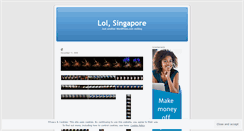 Desktop Screenshot of lolsingapore.wordpress.com