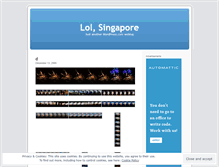 Tablet Screenshot of lolsingapore.wordpress.com