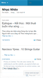 Mobile Screenshot of nhacnheo.wordpress.com