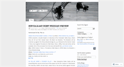 Desktop Screenshot of derbydigest.wordpress.com