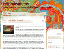 Tablet Screenshot of fictionacademy.wordpress.com