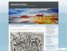 Tablet Screenshot of kateduffyartpaintings.wordpress.com