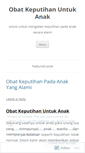 Mobile Screenshot of obatkeputihanuntukanak.wordpress.com