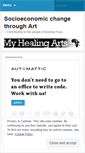 Mobile Screenshot of myhealingarts.wordpress.com