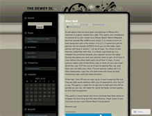 Tablet Screenshot of deweydl.wordpress.com