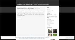 Desktop Screenshot of erica365.wordpress.com