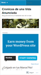 Mobile Screenshot of cronicasdeunavida.wordpress.com