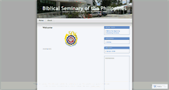 Desktop Screenshot of biblicalseminary.wordpress.com