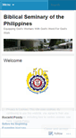 Mobile Screenshot of biblicalseminary.wordpress.com
