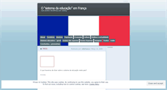 Desktop Screenshot of edufrance.wordpress.com