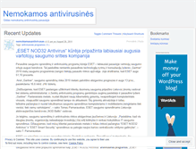 Tablet Screenshot of nemokamasantivirusas.wordpress.com