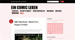 Desktop Screenshot of comicleben.wordpress.com