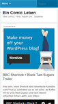 Mobile Screenshot of comicleben.wordpress.com