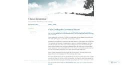 Desktop Screenshot of chaseinsurance.wordpress.com