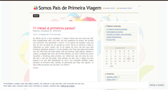 Desktop Screenshot of paisdeprimeiraviagem.wordpress.com