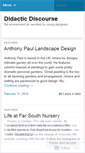 Mobile Screenshot of didacticdiscourse.wordpress.com