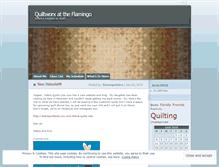 Tablet Screenshot of flamingodebra.wordpress.com