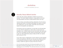 Tablet Screenshot of elyselindrum.wordpress.com