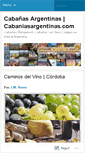 Mobile Screenshot of cabanias.wordpress.com