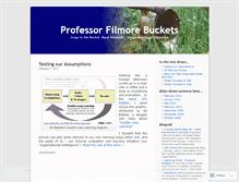 Tablet Screenshot of filmorebuckets.wordpress.com
