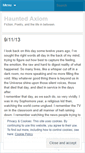 Mobile Screenshot of hauntedaxiom.wordpress.com