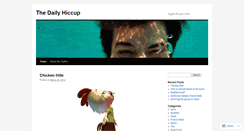 Desktop Screenshot of dailyhiccup.wordpress.com