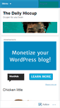 Mobile Screenshot of dailyhiccup.wordpress.com