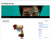 Tablet Screenshot of dailyhiccup.wordpress.com