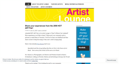 Desktop Screenshot of hotartvip.wordpress.com