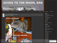 Tablet Screenshot of monkeyhippy.wordpress.com