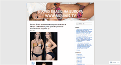 Desktop Screenshot of bikinisbrasil.wordpress.com