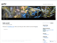 Tablet Screenshot of garfer.wordpress.com
