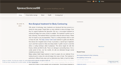 Desktop Screenshot of liposuctioncost00.wordpress.com