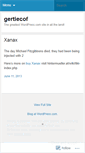 Mobile Screenshot of gertiecof.wordpress.com
