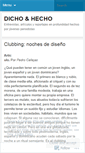 Mobile Screenshot of dichoyhecho.wordpress.com