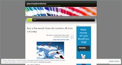 Desktop Screenshot of pavoniadventures.wordpress.com