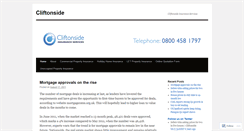 Desktop Screenshot of cliftonside.wordpress.com