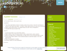 Tablet Screenshot of klovedesigns.wordpress.com