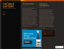 Tablet Screenshot of cattailscattery.wordpress.com