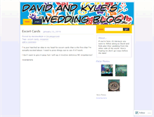 Tablet Screenshot of davidandkyle.wordpress.com