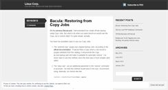 Desktop Screenshot of linuxcorp.wordpress.com