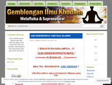 Tablet Screenshot of ilmugendam.wordpress.com