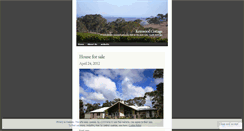 Desktop Screenshot of kenwoodcottage.wordpress.com